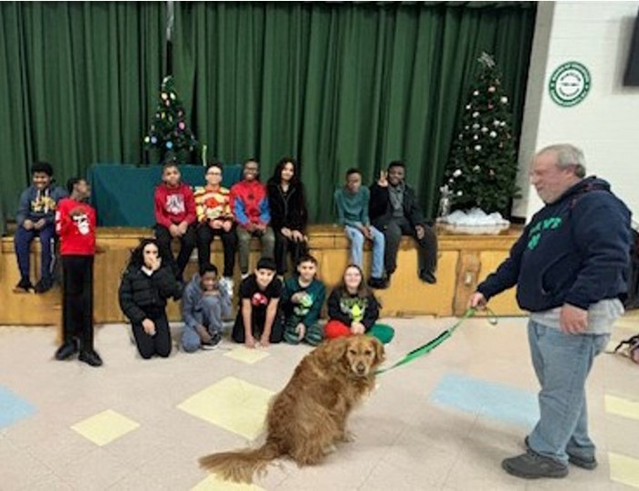 Therapy Dog Visits WTMS – December 2025